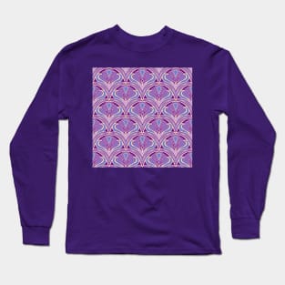 Purple Vintage Scales Long Sleeve T-Shirt